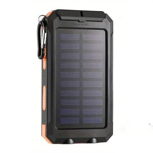 10000mAh Solar Power Bank with Flashlight