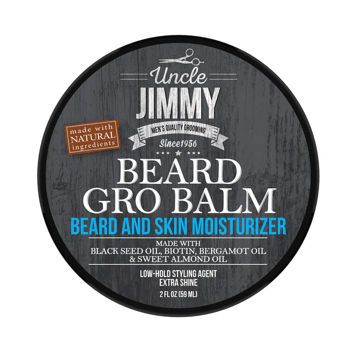 Uncle Jimmy Beard Gro Ballm And Skin Moisturizer 2 Oz
